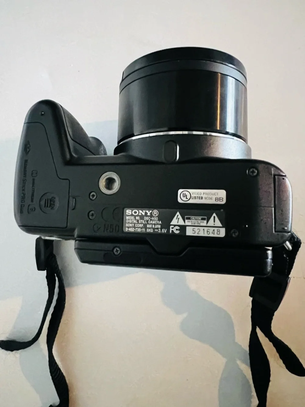 Sony CyberShot DSC-H50 9.1MPDigital Camera 15X Optical Zoom Lens Conditions Work